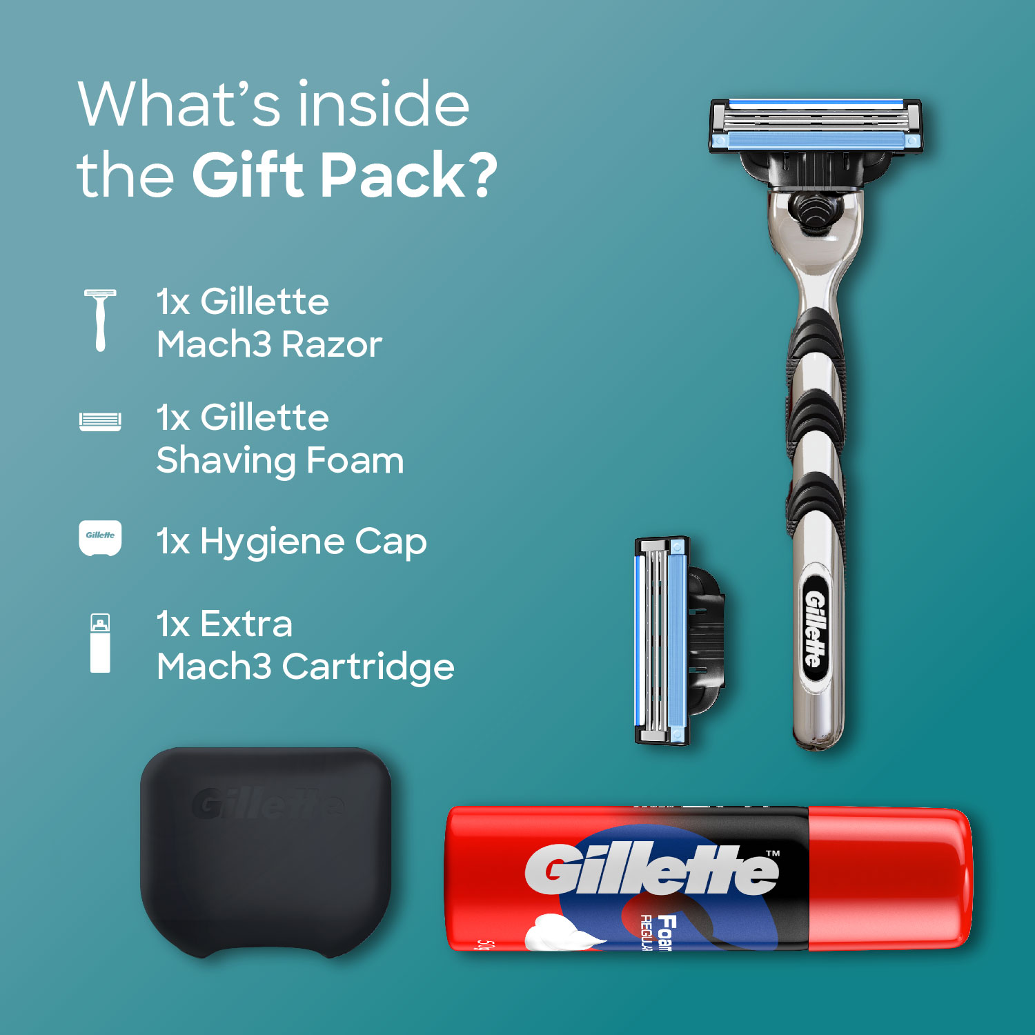 Gillette Mach3 Celebrations Congratulation Gift Pack