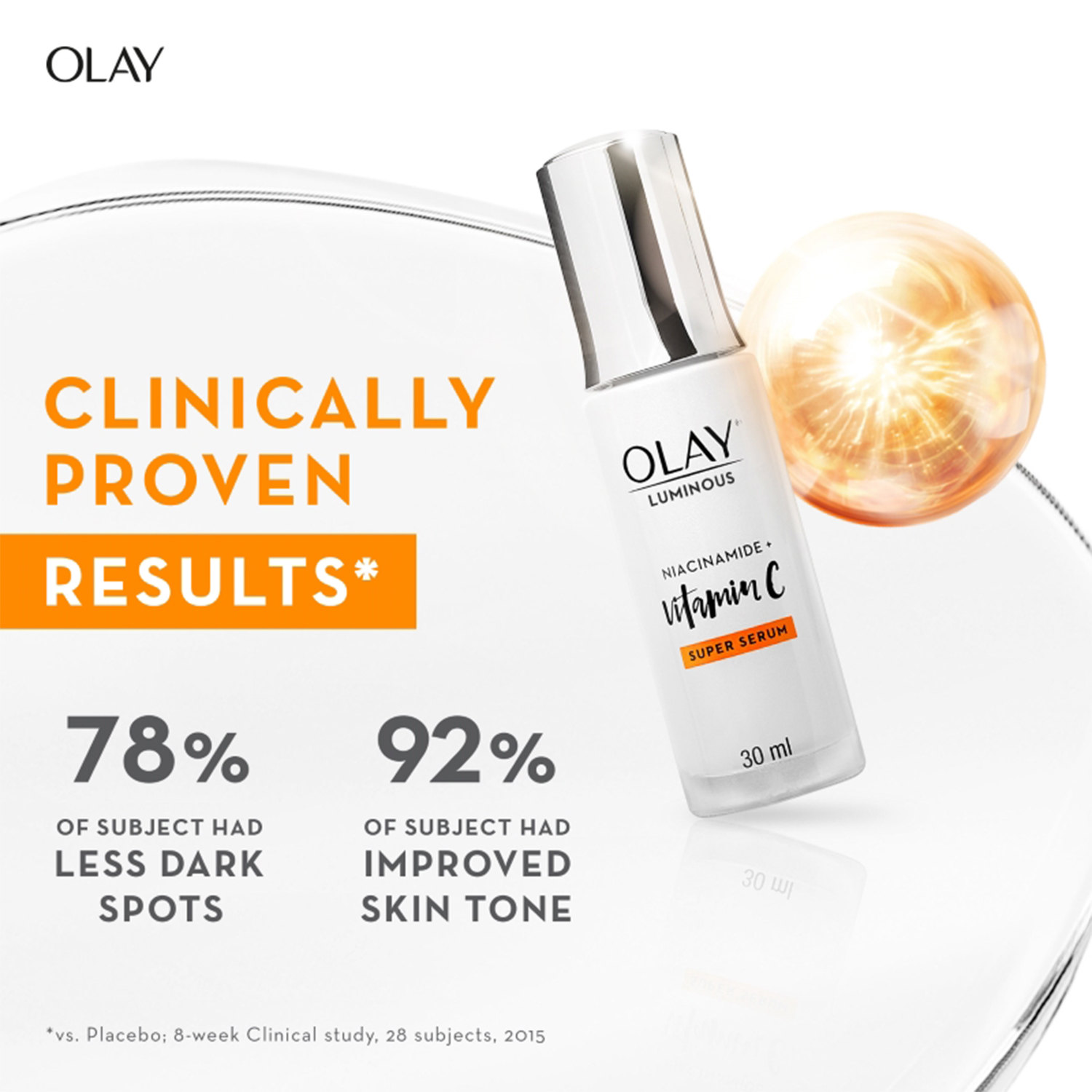 Olay Vitamin C Kit for 2X Glow – Serum + Cleanser