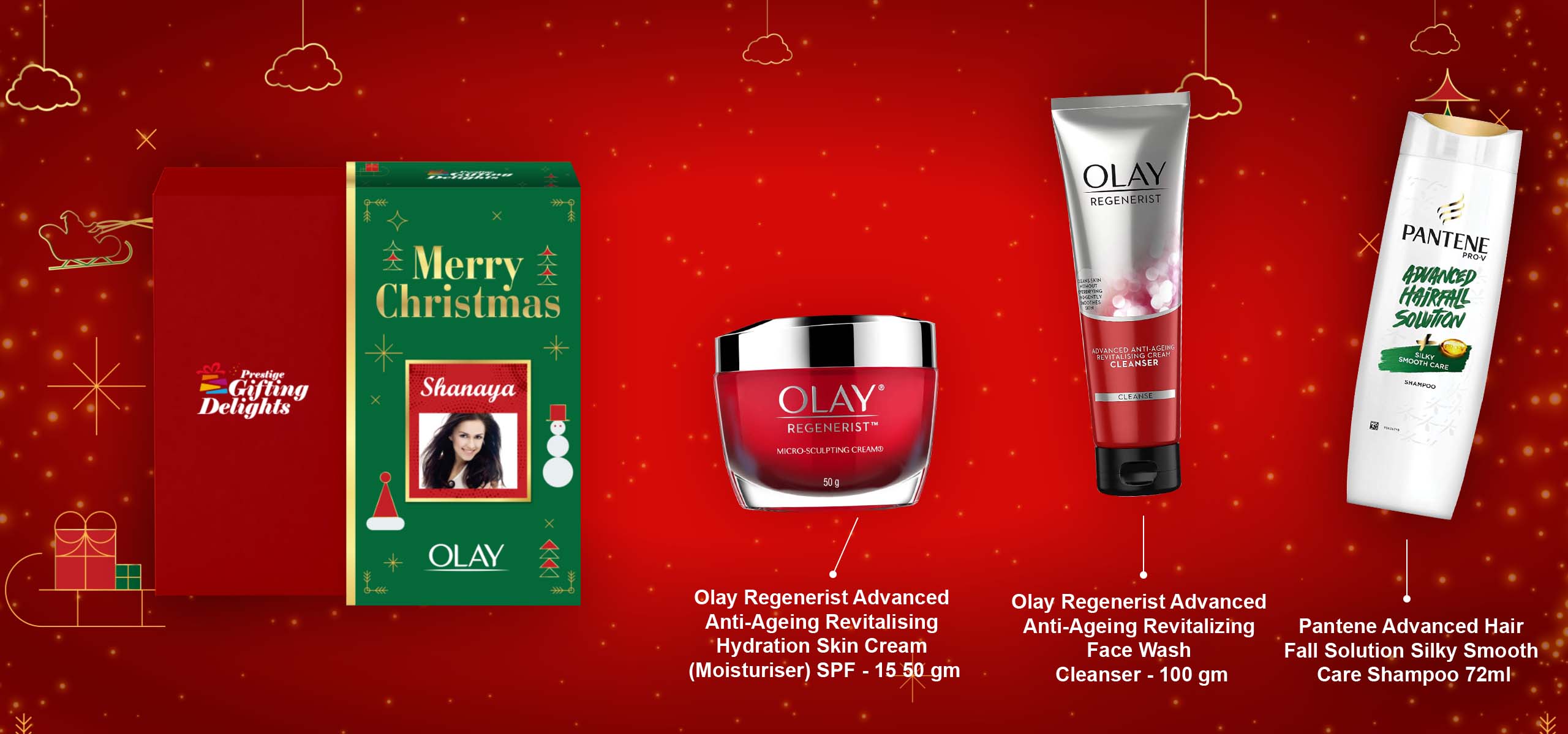 Advanced Hair and Skincare Christmas Gift pack for Women