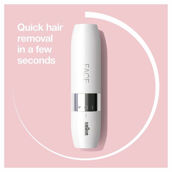 Braun Face Mini Hair Remover FS1000, Electric Facial Hair Removal Thank You Gift Pack for Women