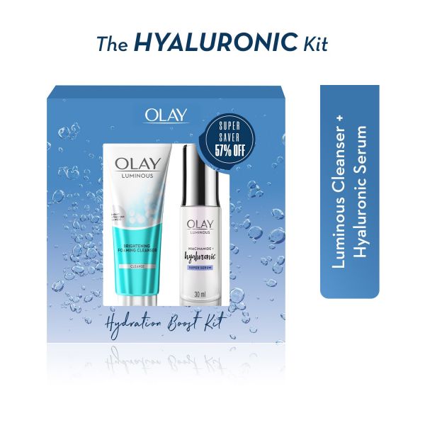 Olay Hydration Boost Kit for a Dewy Glow – Serum + Cleanse Diwali Gift Packs