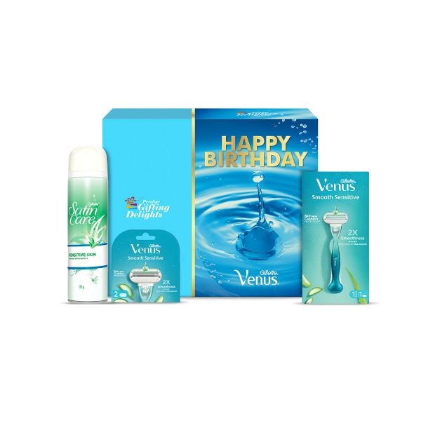 Gillette Venus Razor Shaving Birthday Gift Pack for Women