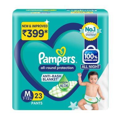 Pampers All round Protection Pants, Medium size ba...