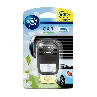 Ambi Pur Jasmine Car Air Freshener Starter Kit (7....