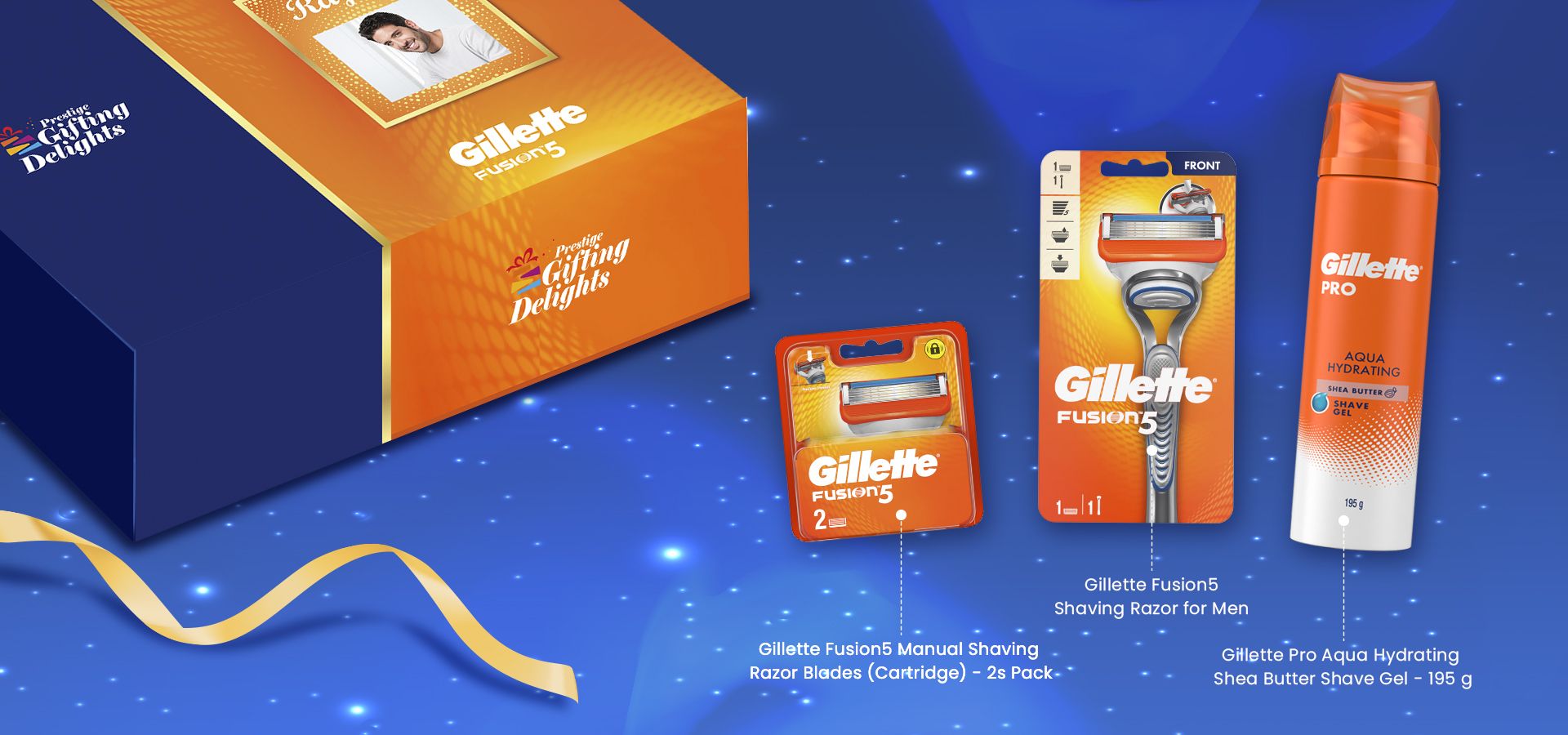 Gillette Fusion Shaving Birthday Gift Pack