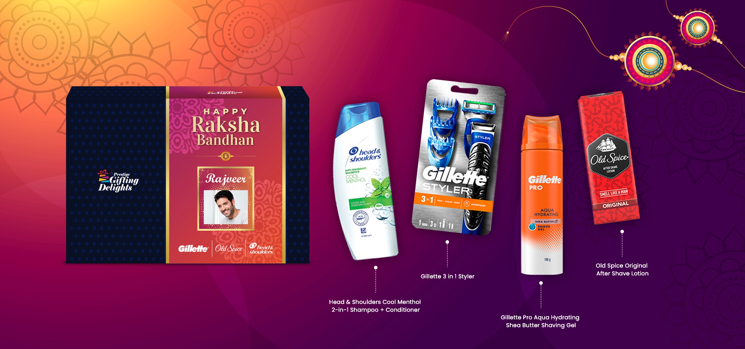 Men's Grooming Essentials Rakhi Gift Pack