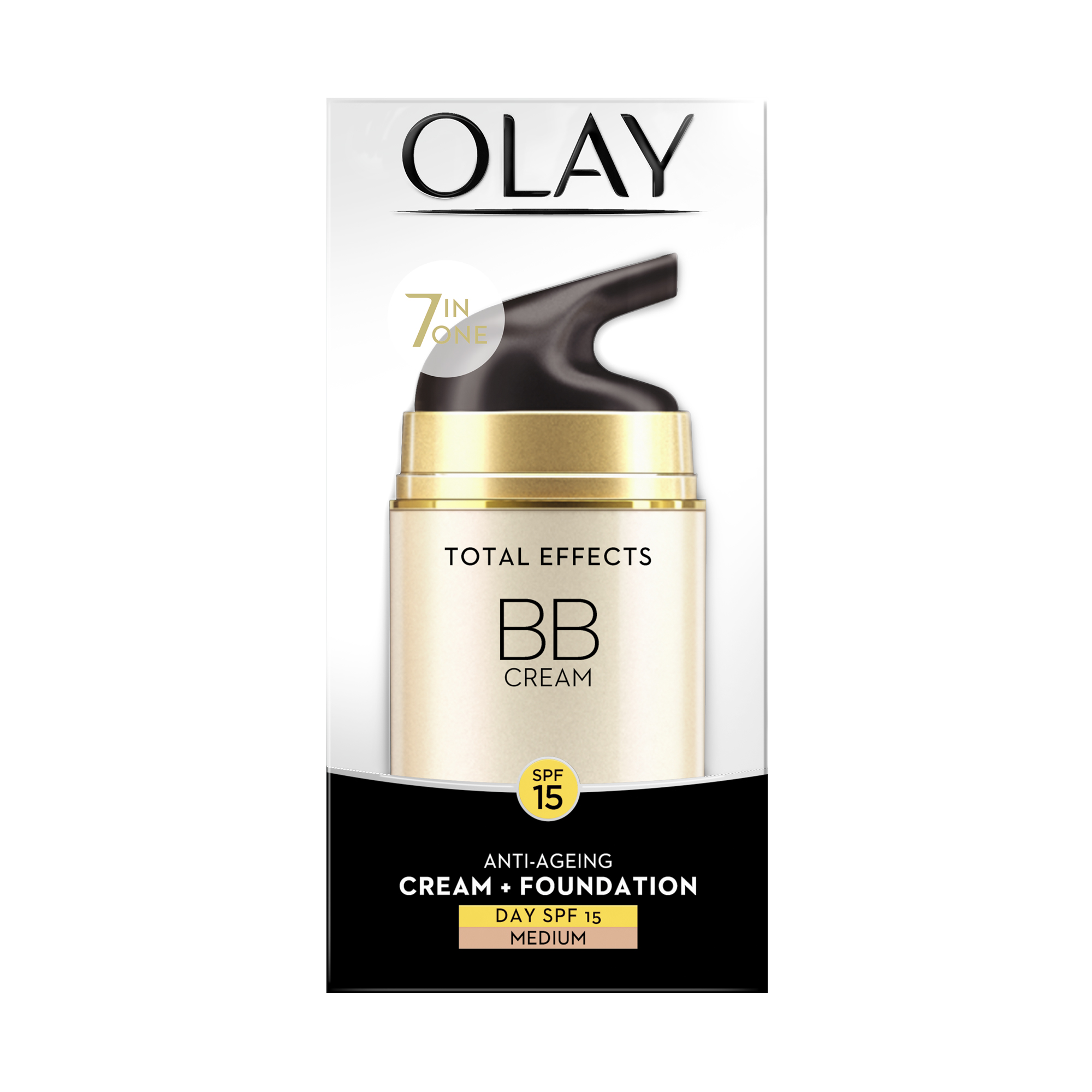Olay Total Effects 7in1 AntiAgeing BB Day Skin Cream with a Touch Of Foundation Normal SPF15 50g