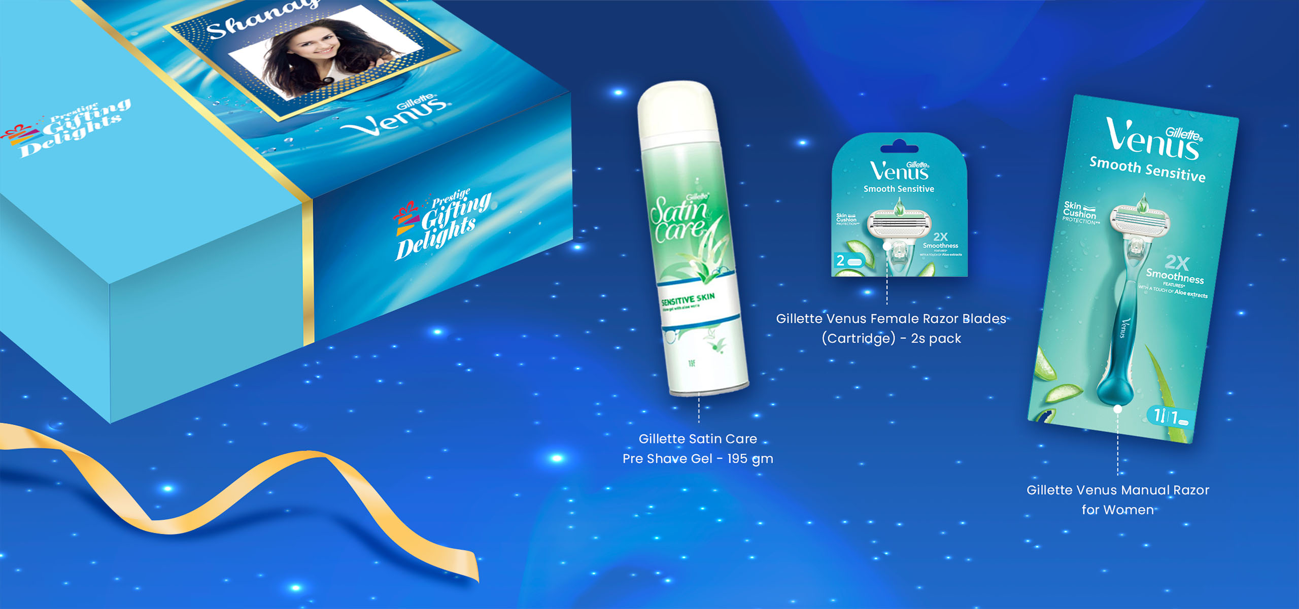 Gillette Venus Razor Shaving Corporate Gift Pack for Women