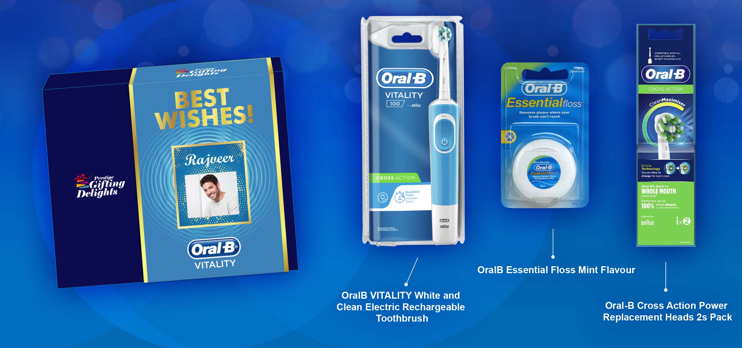 Oral-B Vitality Electric Toothbrush for Bright Beginning Corporate Gift Pack